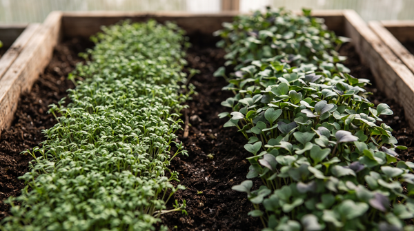Tired of Mild Greens? Grow Cress and Mustard Microgreens for More Flavor