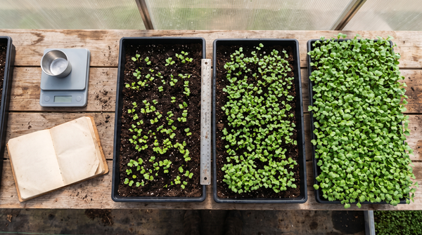 Stop Guessing at Microgreen Seeding Rates: A Practical Way to Find the Right Density