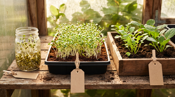 Sprouts, Microgreens, or Baby Greens? Cut the Confusion and Pick the Right One