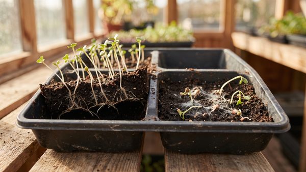 Worried About Fuzz on Your Microgreens? Use This Three-Part Check for Root Hairs or Mold