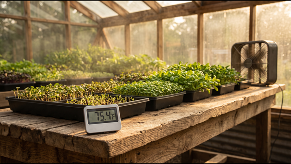Miss Your Harvest Window? How Greenhouse Temperature Controls Your Microgreen Schedule